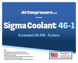 Thumbnail of Sigma Coolant 46 5 liters Extended Life POE air compressor oil product label